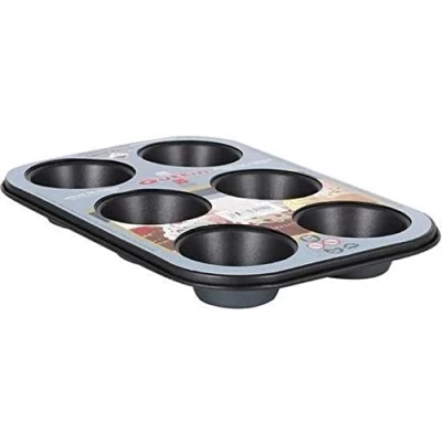 Afbeelding van Bakplaat voor Muffins Quttin Ross (6 Porties) (26,5 x 18,5 3 cm)