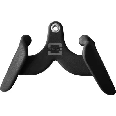 Afbeelding van Toorx Professional Foam Grip Triceps Bar Zwart Staal Neopreen