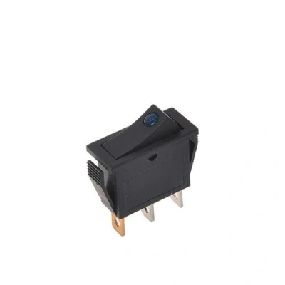 Afbeelding van Pro Plus Wipschakelaar LED 10 x 25 mm 12 en 24 Volt Max. Ampère Blauw