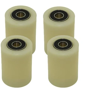 Afbeelding van Smart Machines Set van 4 nylon wielen met een diameter 35 mm, machinaal bewerkte wielen, verschillende breedtes, gemaakt in de EU, 50 mm breed, stuks