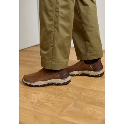 Afbeelding van Skechers Respected Sneakers laag, Heren, Maat: 42.5, Dark brown Leer