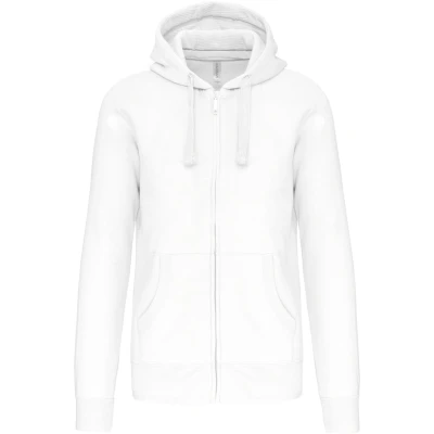 Afbeelding van Kariban Hooded Sweater Met Rits K454 White