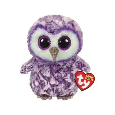 Afbeelding van Ty Beanie Boo&#039;s Knuffel Uil Moonlight 24 Cm