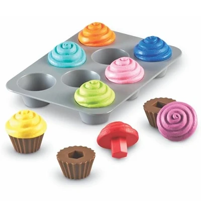 Afbeelding van Cupcakes voor het classificeren van de vormen Learning Resources