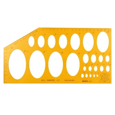 Afbeelding van Aristo Ar 5017 Isometrisch Ellips Sjabloon