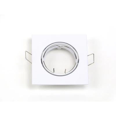 Afbeelding van Inbouwspot Aluminium Wit, Vierkant, Kantelbaar