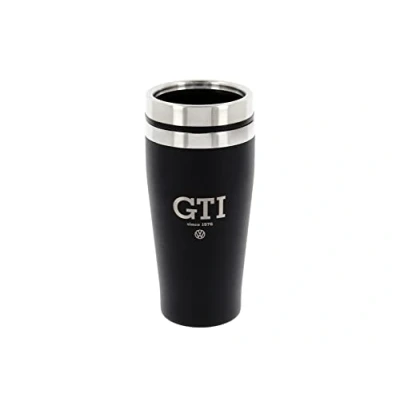 Afbeelding van BRISA VW Collection Volkswagen GTI Design geïsoleerde roestvrijstalen beker (dubbelwandig / 450 ml/zwart)