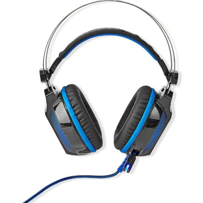 Afbeelding van Gaming headset Nedis 2.1 meter (Bedraad, 7.1 Virtual Surround Sound, LEDs)