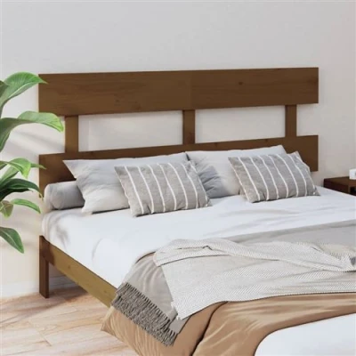 Afbeelding van vidaXL Hoofdbord 154x3x81 cm massief grenenhout honingbruin