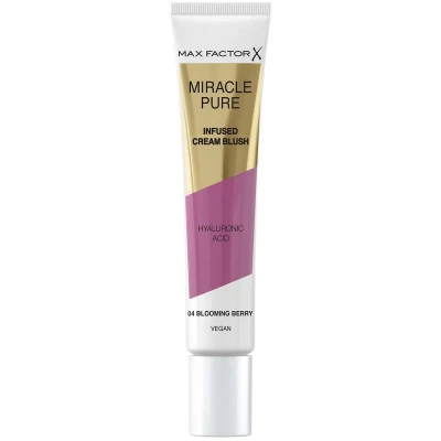 Afbeelding van 1+1 gratis: Max Factor Miracle Pure Infused Cream Blush 004 Blooming Berry 15 ml