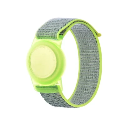 Afbeelding van AirTag Nylon loop bandje M/L Groen Horlogebandje