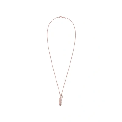 Afbeelding van Elli Feather Ketting Rose goldcoloured, Dames, Maat: 45, gold coloured