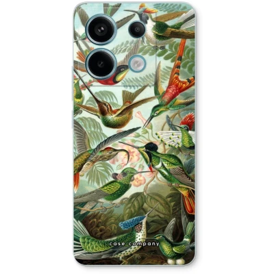 Afbeelding van Case Company® hoesje geschikt voor Xiaomi Poco X6 Haeckel Trochilidae Soft Cover Telefoonhoesje Bescherming aan alle Kanten en Schermrand