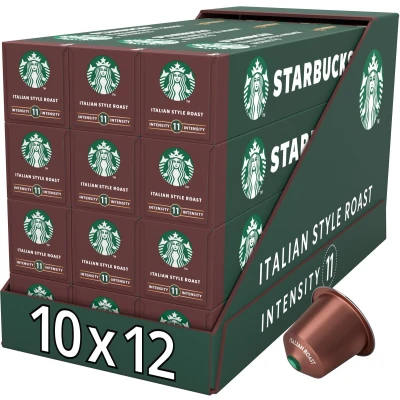 Afbeelding van Starbucks by Nespresso capsules Italian Roast 120 koffiecups