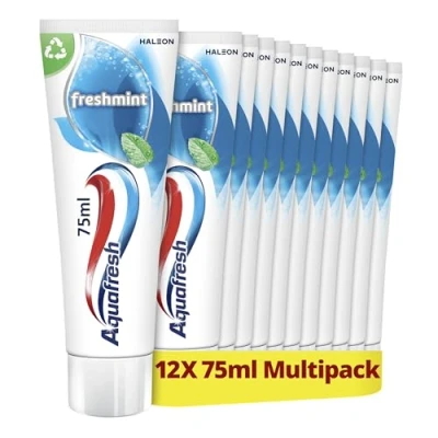 Afbeelding van 12x Aquafresh Tandpasta Freshmint Frisse Adem 75 ml