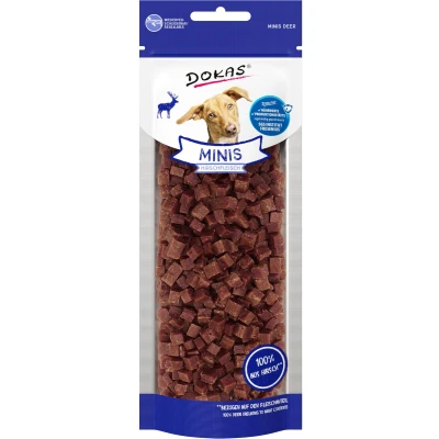 Afbeelding van Voordeelpakket: 2x ca. 60g Dokas Minis hertenvlees hondensnacks