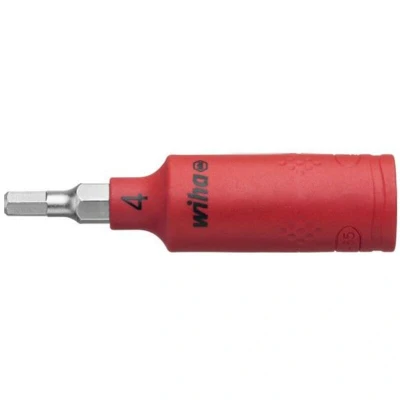Afbeelding van Wiha 43110 Inbus Dopsleutelinzetstuk 4 mm 1 stuks 1/4 (6.3 mm)