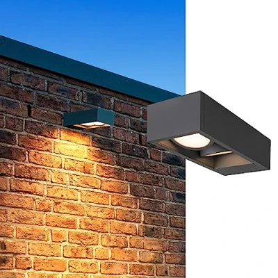 Afbeelding van SLV ESKINA FRAME 1004748 LED buitenlamp (wand) vast ingebouwd 27 W Antraciet