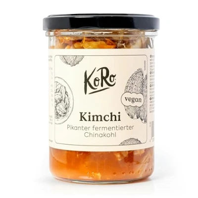 Afbeelding van KoRo Veganistische Kimchi 350 g Van gefermenteerde Chinese kool Met chili, knoflook en gember Veganistisch