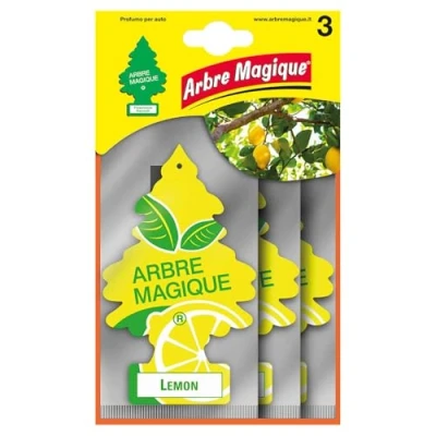 Afbeelding van Arbre Magique luchtverfrisser Lemon Tris