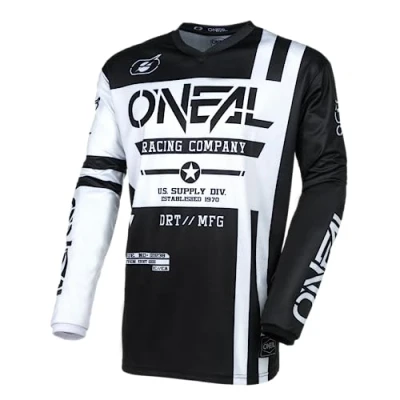 Afbeelding van O&#039;Neal ELEMENT Warhawk shirt zwart/wit, M