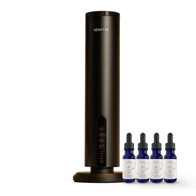 Afbeelding van Aemster Haevn Charge, Aroma Diffuser Zwart + Explorers Bundel