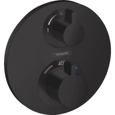 Afbeelding van Hansgrohe Ecostat S thermostaat afbouwdeel voor 2 functies Mat