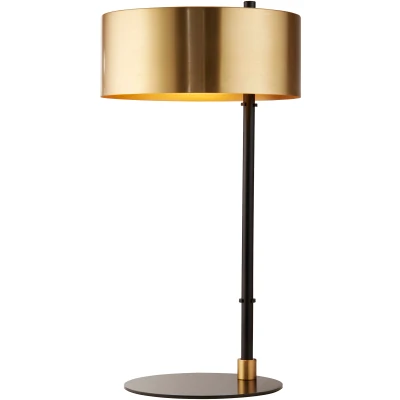 Afbeelding van Searchlight Knox Tafellamp Ø 25 X 49 Cm Zwart En Goud