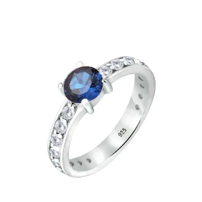 Afbeelding van Elli Classic LOOK Ring, Dames, Maat: 54, Blau