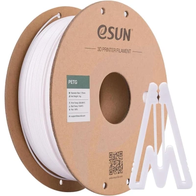 Afbeelding van eSun PETG Solid White 1.75mm 3D printer filament 1kg