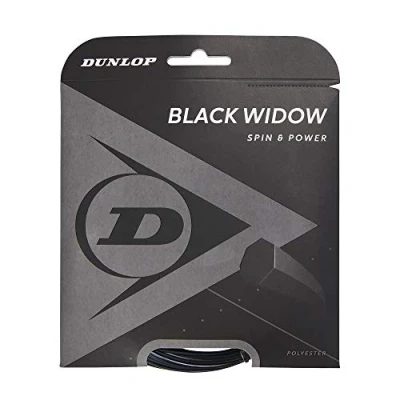 Afbeelding van Black widow tennis snaar (zwart) 12 meter 1.31 mm
