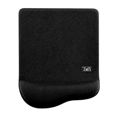Afbeelding van TNB Ergo Design muismat antimicrobieel, polssteun gel, zwart