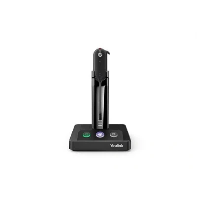 Afbeelding van Yealink WH63 Teams Draadloos oorhaak, Hoofdband, In ear Kantoor/callcenter Micro USB Oplaadhouder Zwart