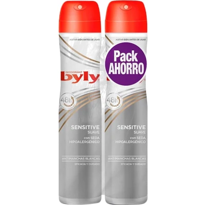 Afbeelding van Deodorant Spray Sensitive Suave Byly (2 uds)