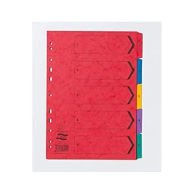 Image de Intercalaires indexes 5 touches 1 a