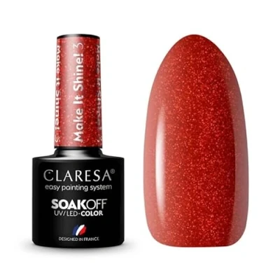 Afbeelding van Claresa UV/LED Gellak 5ml Make it Shine 3