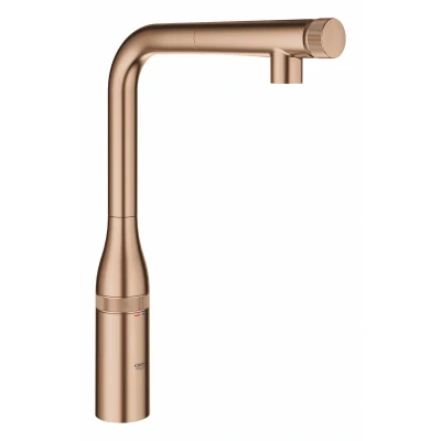 Afbeelding van GROHE Essence Smartcontrol Keukenkraan uittrekbare sproeikop 360 graden draaibaar geborsteld warm sunset (mat brons) 31615DL0