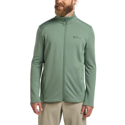 Afbeelding van Jack Wolfskin Kolbenberg Fleecejas, Heren, Maat: Small, Eucalyptus