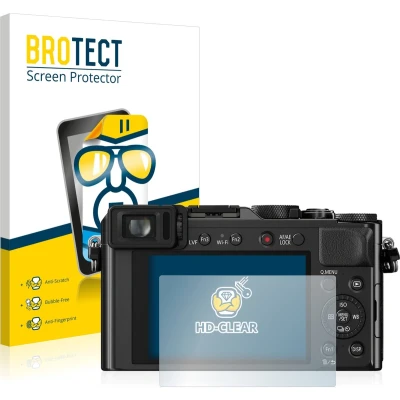 Afbeelding van BROTECT Screenprotector voor Panasonic Lumix DMC LX100 Folie Beschermfolie transparant (2 Stuks)