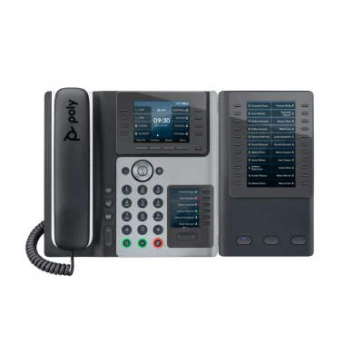 Afbeelding van POLY Edge E400 IP telefoon met PoE ondersteuning