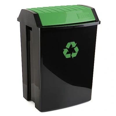 Afbeelding van Tatay Prullenbak Recyclen Transparant