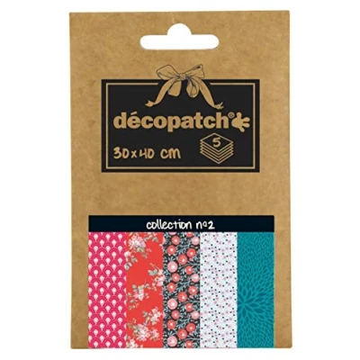 Image de Décopatch Déco Pocket 5 feuilles 30x40cm Collection N2