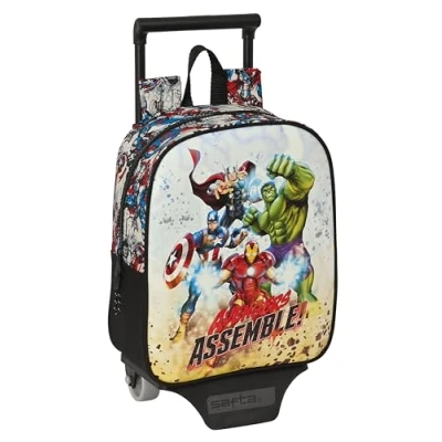 Afbeelding van Schoolrugzak met Wielen The Avengers Forever Multicolour 22 x 27 10 cm