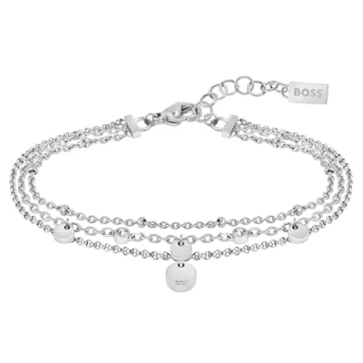 Afbeelding van BOSS Kristall Armband, Dames, Maat: One Size, Silber