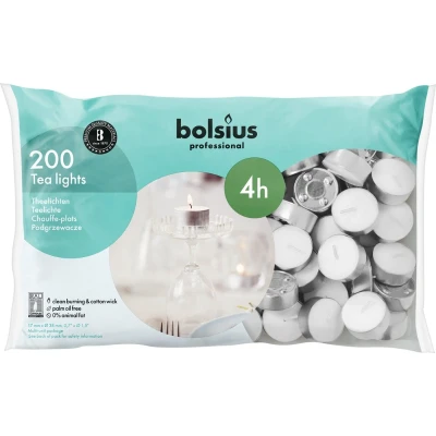 Afbeelding van Bolsius Theelichten 200x