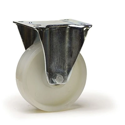 Afbeelding van Vaste zwenkwiel diameter 125 mm polyamide wiel wit 200 kg