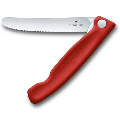 Afbeelding van Victorinox Inklapbaar kartelmes Rood