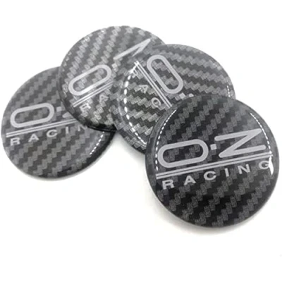 Afbeelding van 4 stuks autonaafdoppen voor OZ Racing 55 mm 62 autowielnaafdoppen, sticker naafafdekking, waterdicht, stofdicht, wielnaafdoppen
