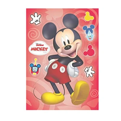Afbeelding van Dekora Mickey Mouse eetbare wafelpapier taartdecoratie voor kinderverjaardag taart decoratie