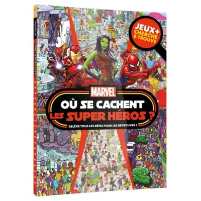 Image de MARVEL Où se cachent les Super Héros ? Jeux + Cherche et trouve